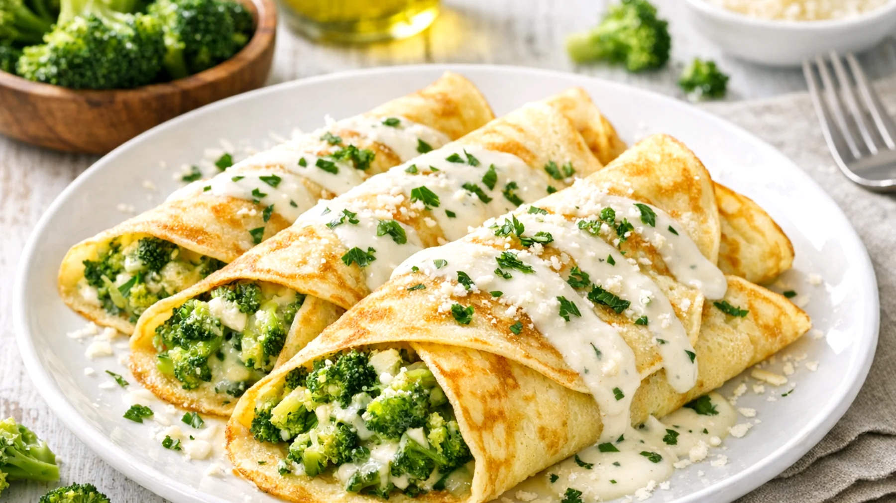 Crepes di broccoli"