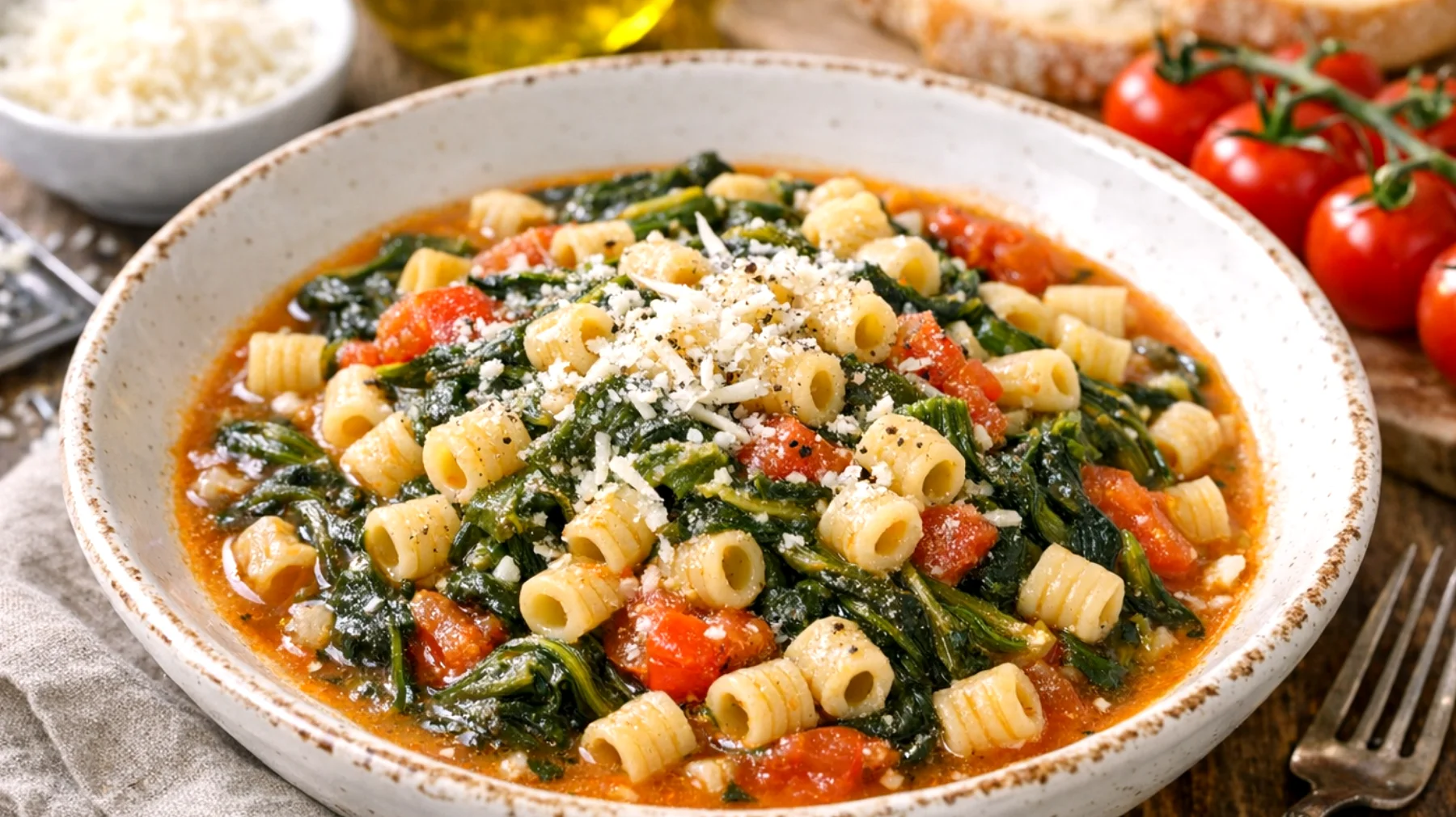 Pasta con i tenerumi alla palermitana"