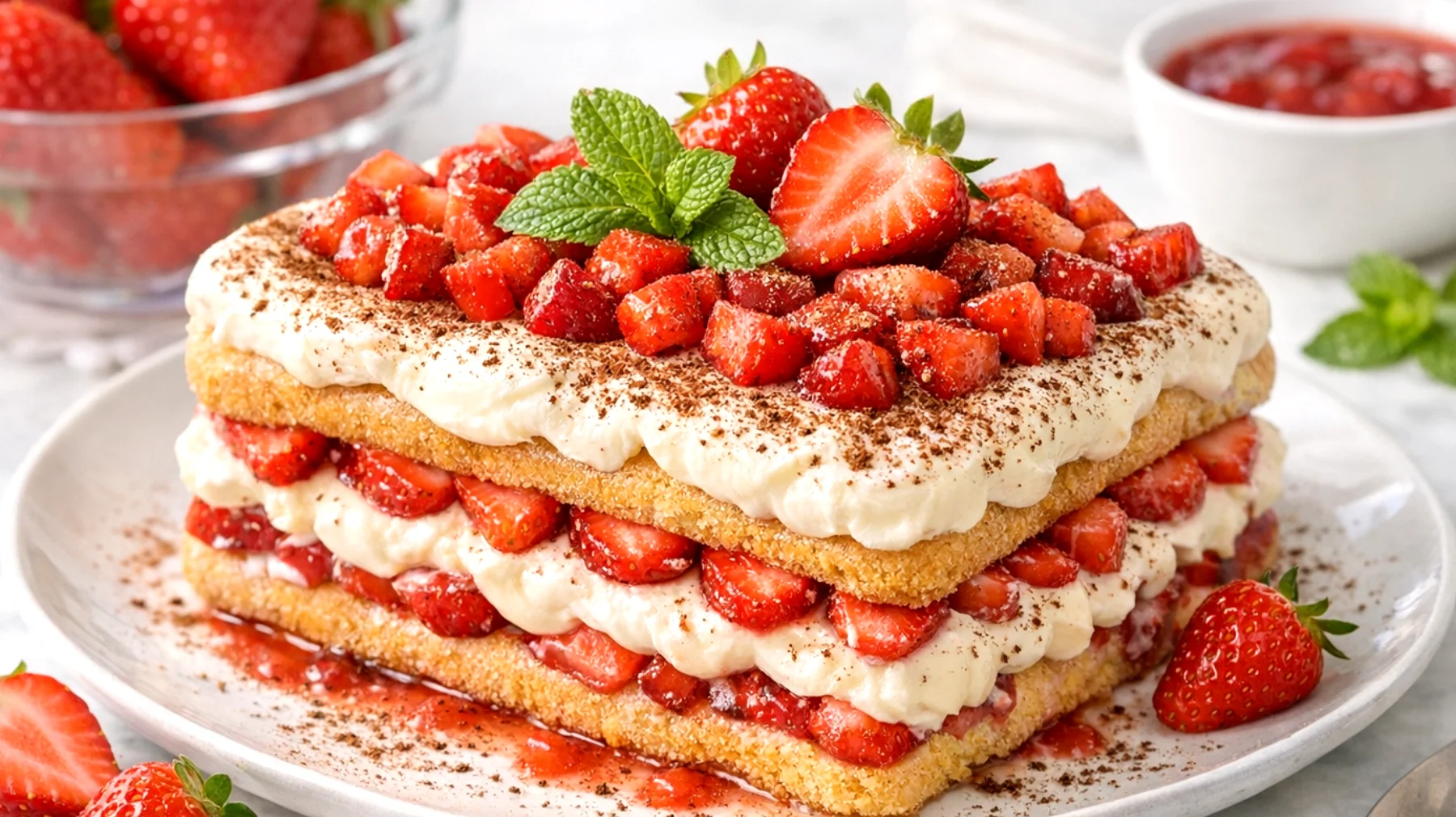 Tiramisu alle fragole"