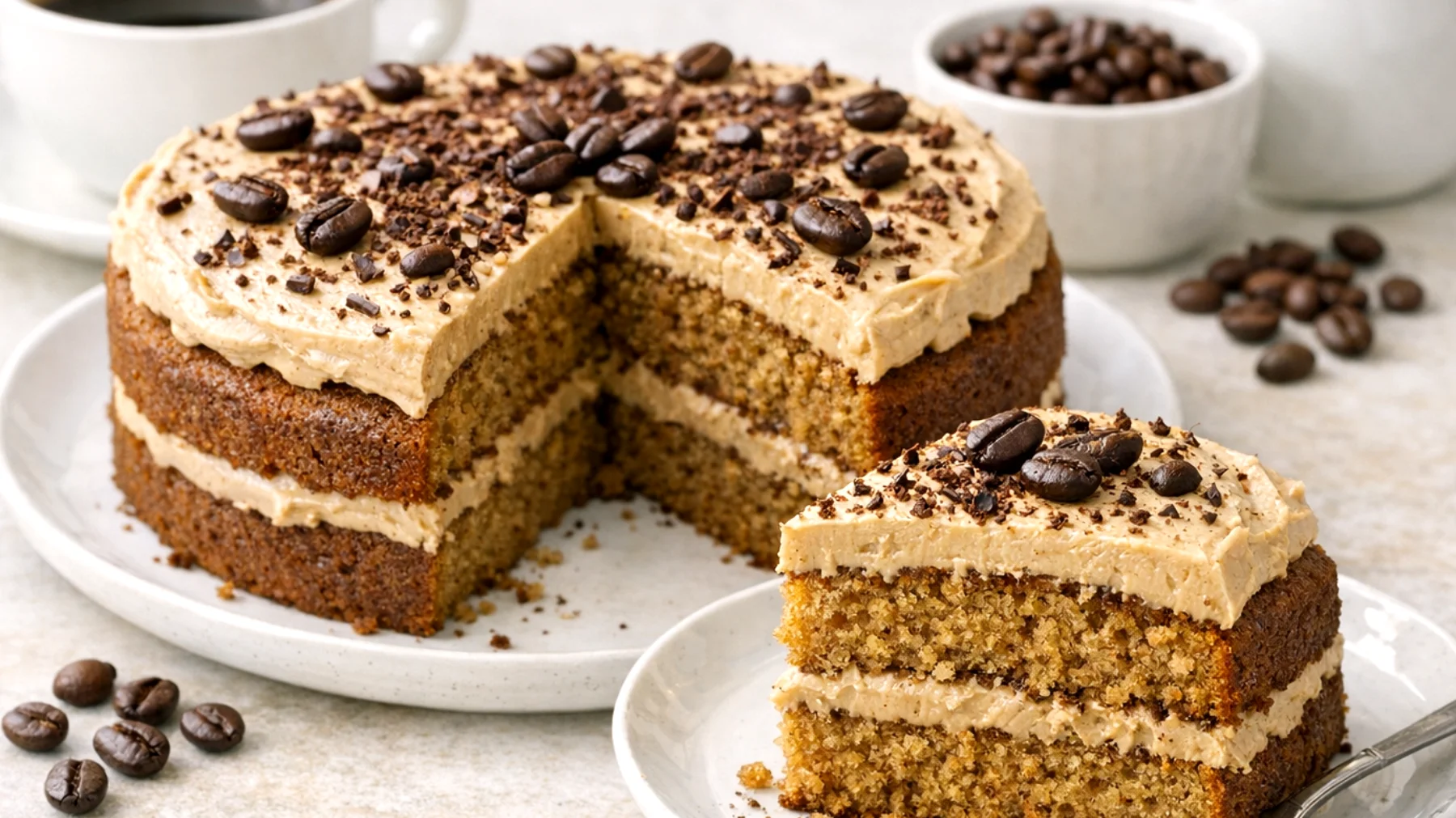 Torta al caffè veloce e facile"